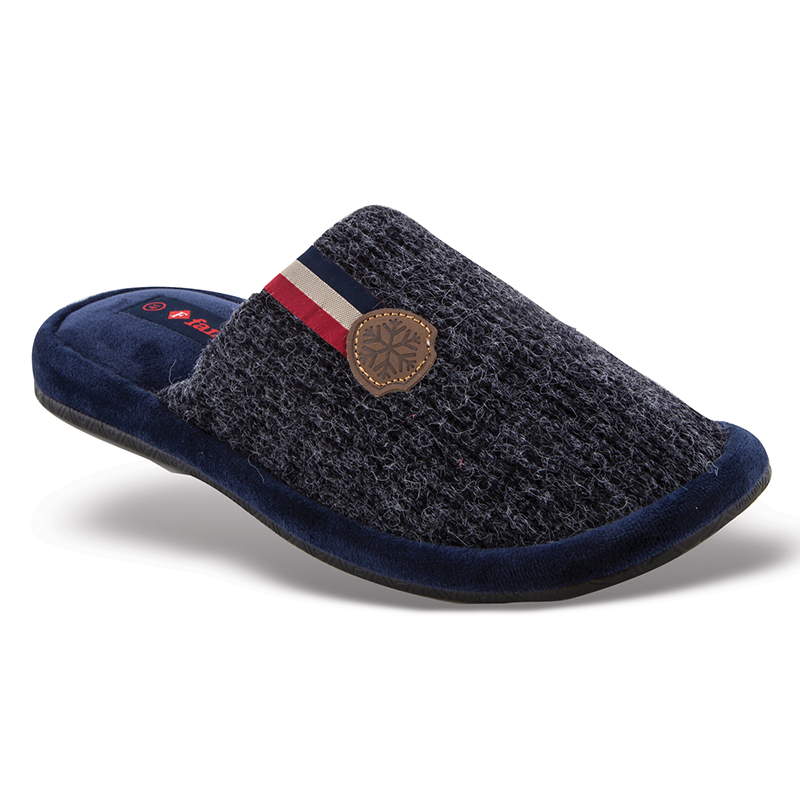 mens fabric slippers