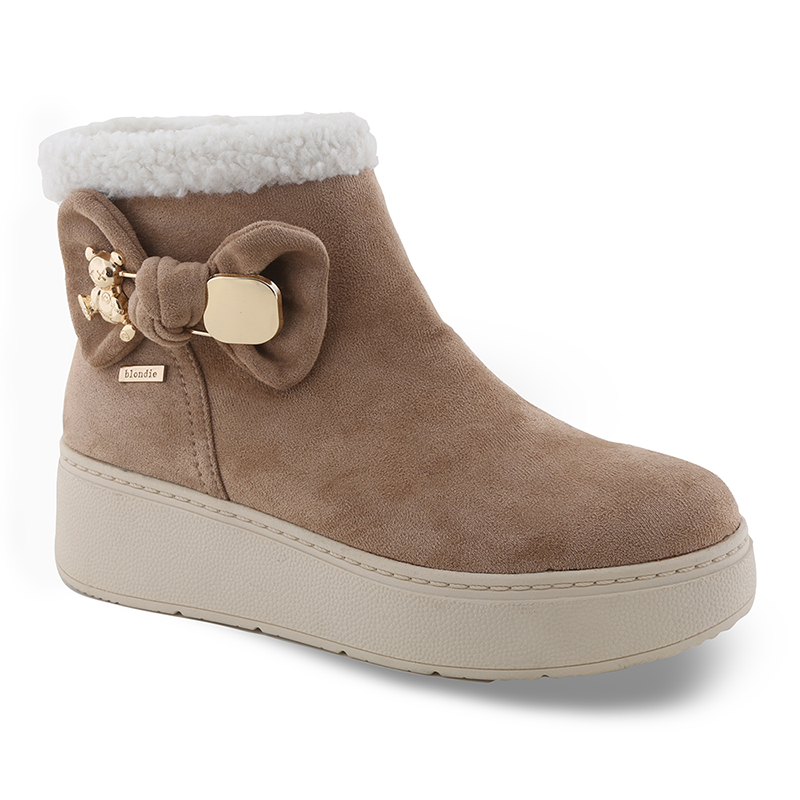 WOMEN BOOTIE COW SUEDE
PRC

